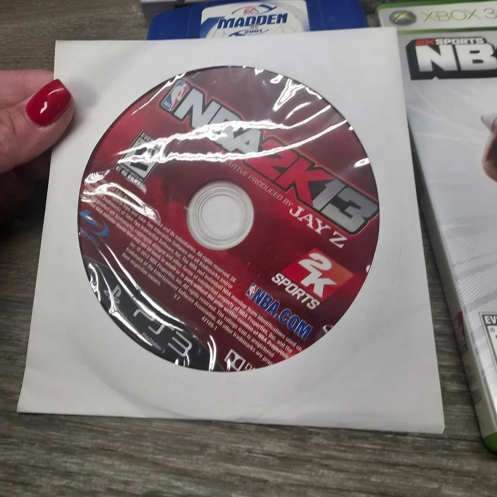 Madden NBA Video Game Bundle Lot 5 Madden 96 99 2001 NBA 2K8 2K13‎ - Xbox SNES